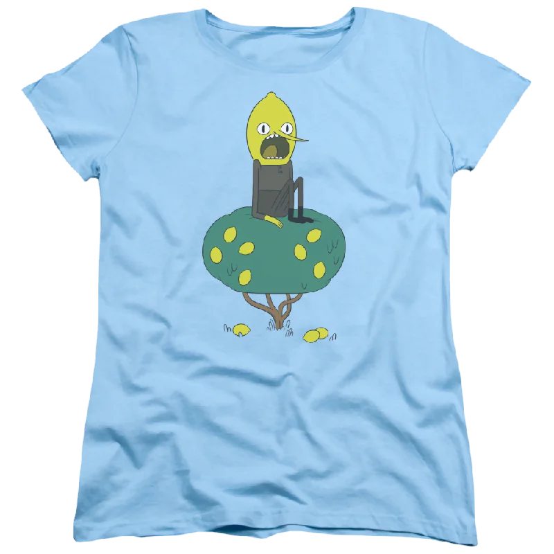 Adventure Time Lemongrab - Women's T-Shirt Houndstooth Herringbone Solid