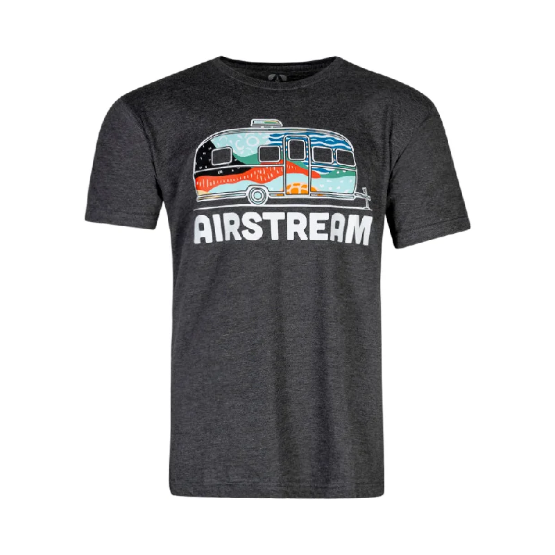 Airstream Where Color Hits the Road Unisex T-Shirt Asymmetrical Pockets Print