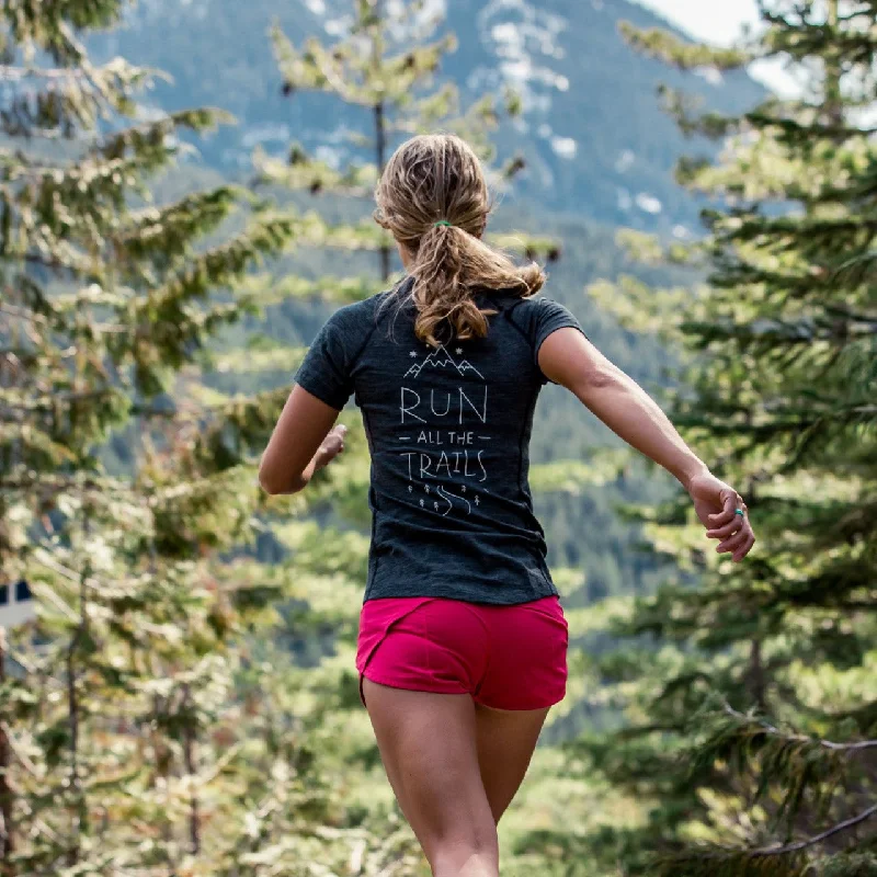 Altitude Tee - Run All The Trails Original Anti-Pilling Machine Wash Handmade