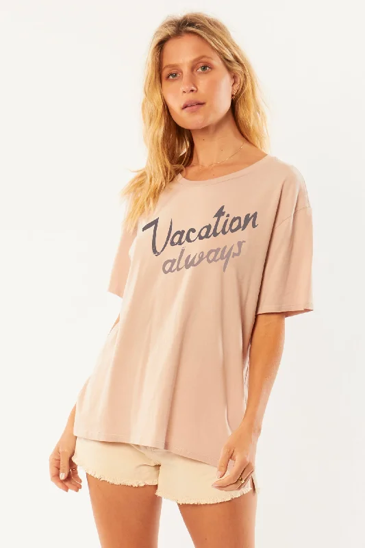 Amuse Vacay Vacay knit tee Welt Pockets Slit Pockets