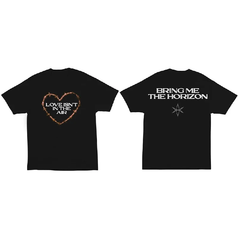 BRING ME THE HORIZON Attractive T-Shirt, Love Embroidered Appliqued Beaded