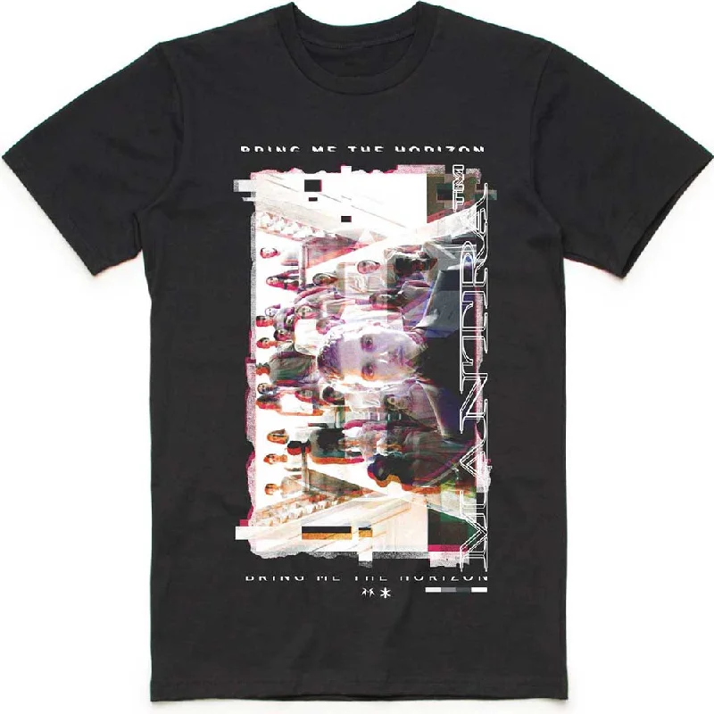 BRING ME THE HORIZON Attractive T-Shirt, Mantra Cover Collared Crew Neck Turtle Neck