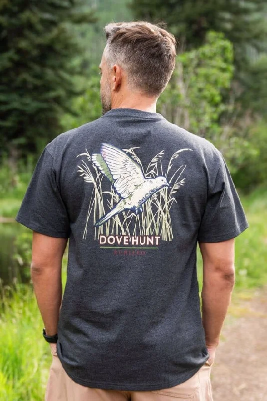 [Burlebo] Dove Hunt SS Tee Print Jacquard Patchwork