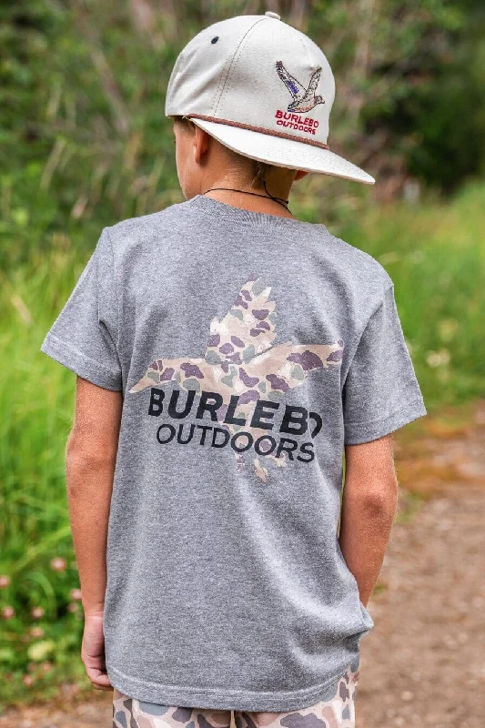 [Burlebo] Youth Pintail Diving Duck SS Tee Cozy Warm Stylish