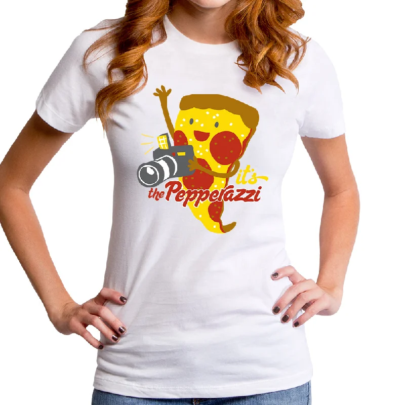 It's the Pepperazzi Women's T-Shirt Machine Wash Dry Clean Hand Wash