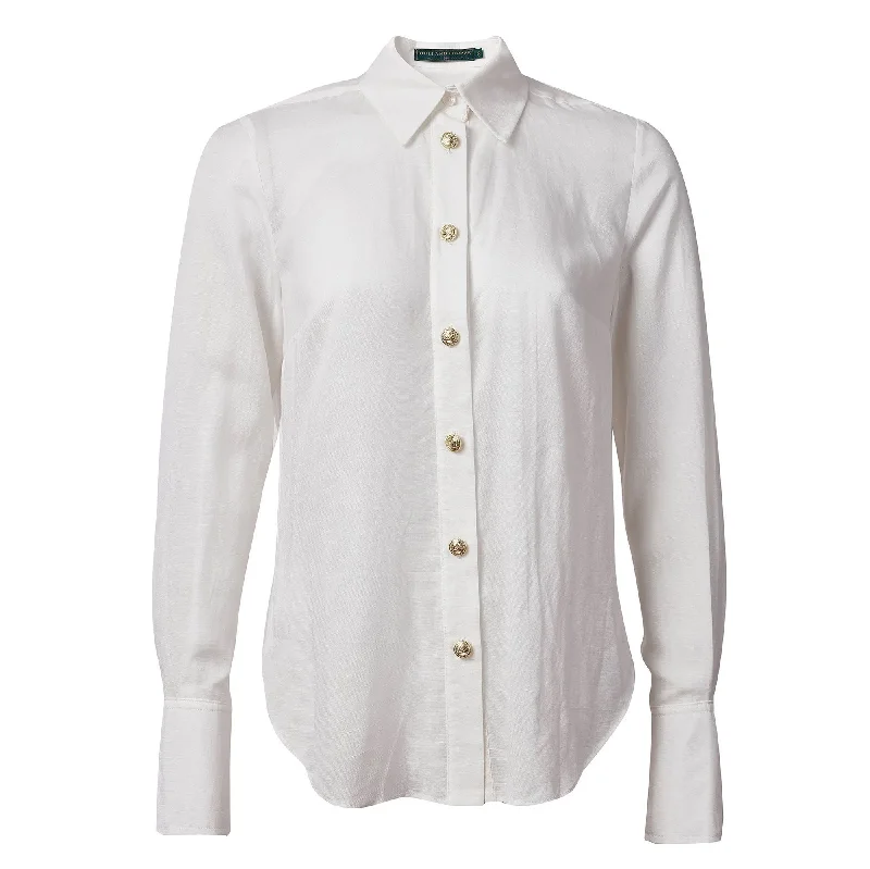 Holland Cooper Ladies Classic Shirt Thin T-Shirt Open Front Quick Dry