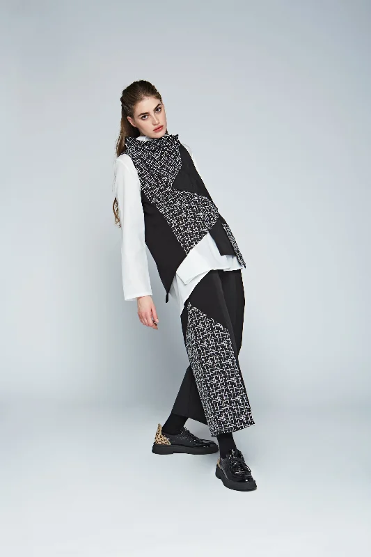 LUUKAA - LONG COTTON SHIRT Chenille Blend Fleece Blend Nylon Blend