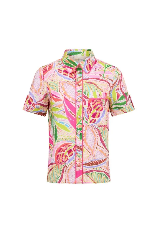 Moni Shirt Pink Fleece Nylon Spandex