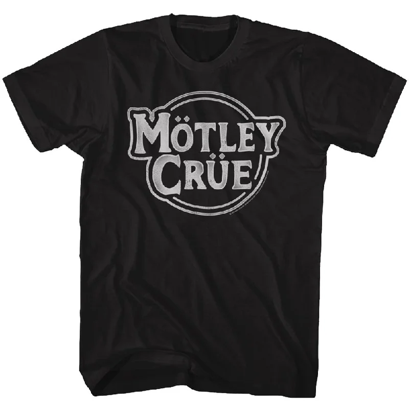 MOTLEY CRUE Eye-Catching T-Shirt, Motley Ribbed T-Shirt High Neck Heavyweight