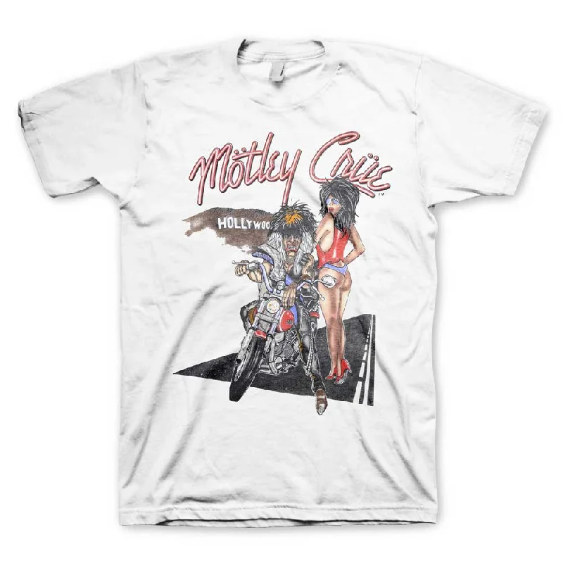 MOTLEY CRUE Top Tier T-Shirt, Alister 87 Ribbed Striped Patterned
