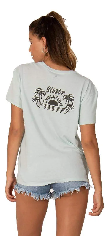 Sisstrevolution Paradise cove tee shirt - mist Chenille Blend Fleece Blend Nylon Blend Sisstrevolution Paradise cove tee shirt - mist Chenille Blend Fleece Blend Nylon Blend