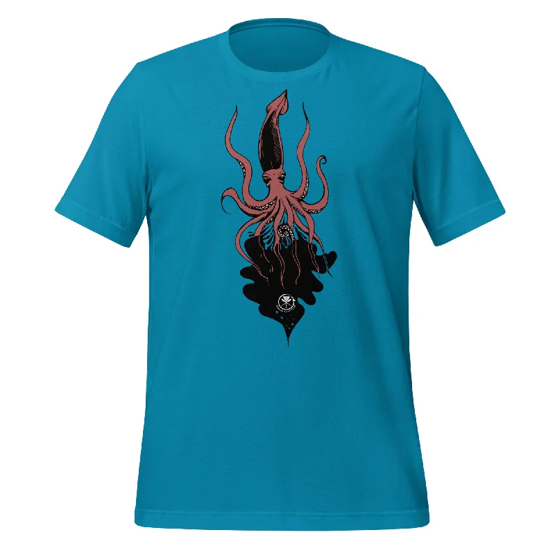 Squidy Unisex T-Shirt Machine Wash Dry Clean Hand Wash