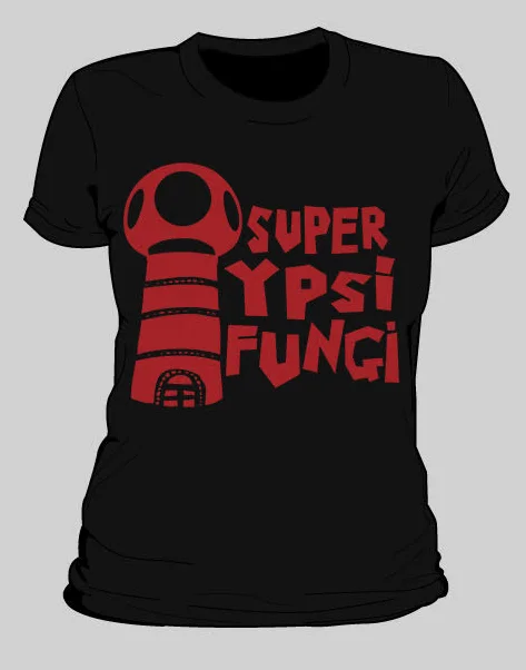 Super Ypsi Fungi Women's T-Shirt V-Neck T-Shirt Long Sleeve Cotton