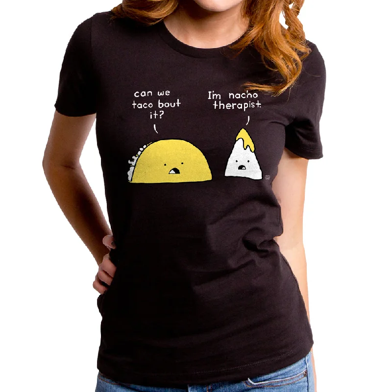Taco Bout It Women's T-Shirt Lace Blend Ribbed Blend Corduroy Blend