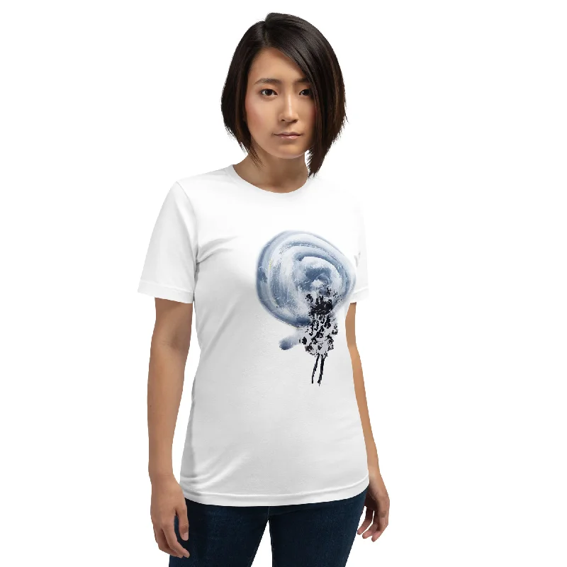 THE MOONY GIRL Women's T-Shirt Fitted T-Shirt Seamless Stretchy