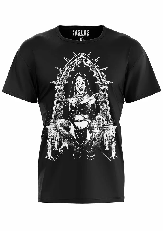 VAMPIRE NUN - SHIRT Print Jacquard Patchwork