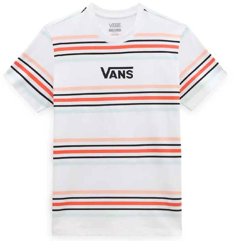Vans - Fruit Party Stripe Tee | White Spandex Blend Rayon Blend Denim Blend