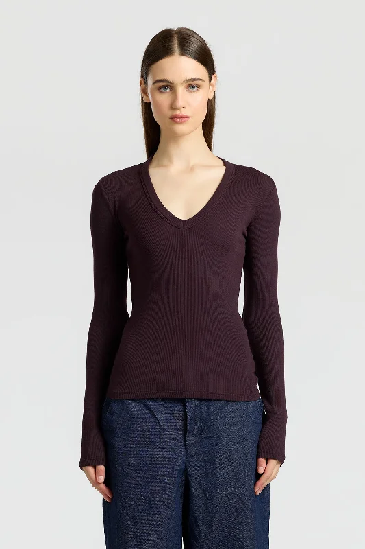 Verona U-Neck Shirt Cozy Warm Stylish