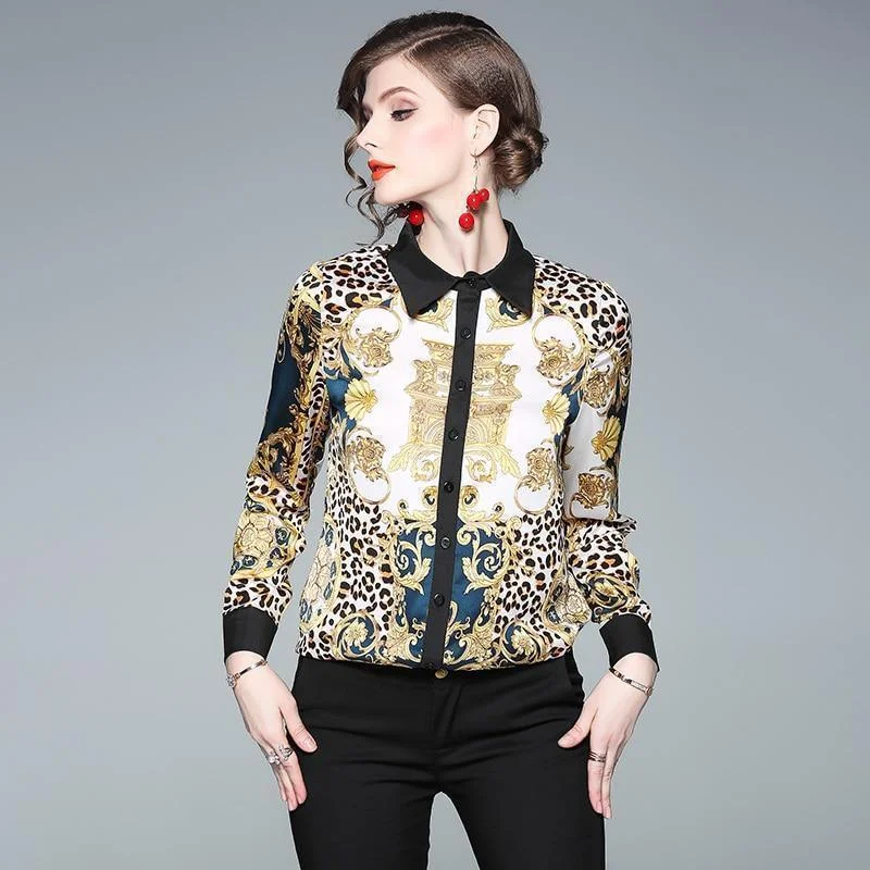 Vintage Dreams Silk Shirt Basic T-Shirt Crew Neck Short Sleeve