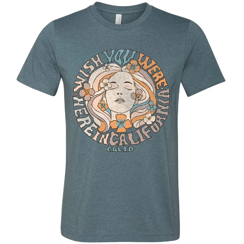 Wish Girl Tee Mesh Canvas Denim