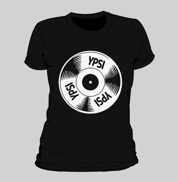 Ypsi Vinyl Record Women's T-Shirt Modern Contemporary Chic