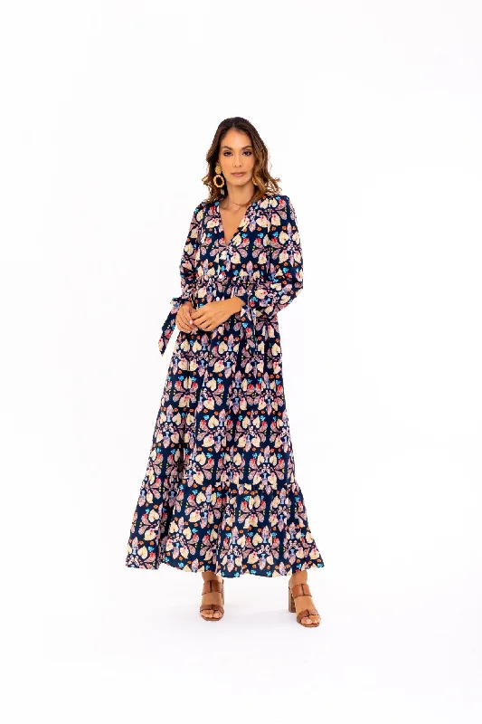Chloe Guapa Maxi Dress Elegant Tiered Maxi Dress