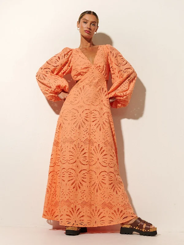 Gaia Maxi Dress Trendy Satin Maxi Dress