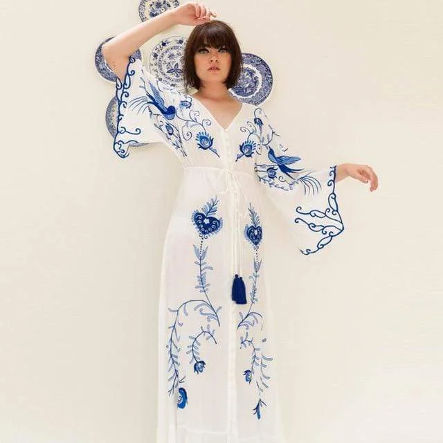 White & Blue