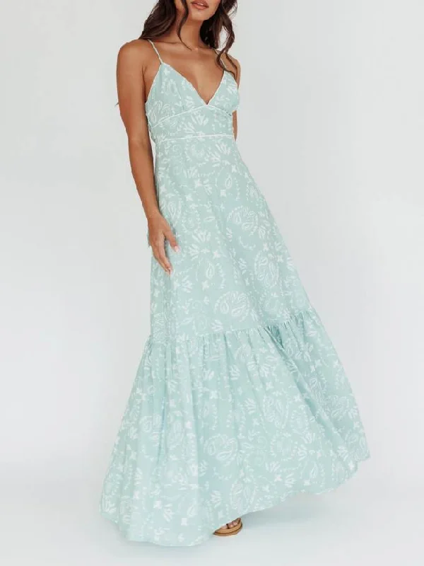 Toni Maxi Dress - Mint Fashionable High-Low Maxi Dress