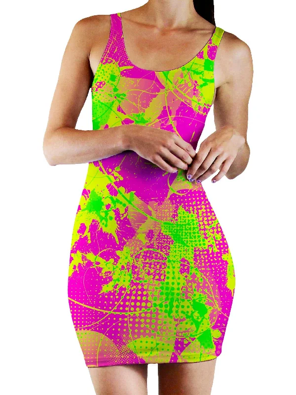 80s Baby Bodycon Mini Dress Comfortable Off-Shoulder Mini Dress