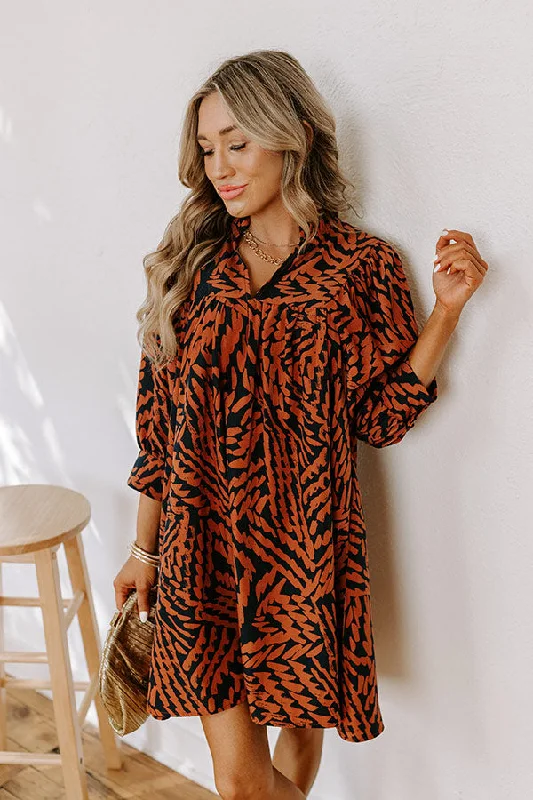 Fall Brunch Babydoll Mini Dress Elegant Lace Mini Dress