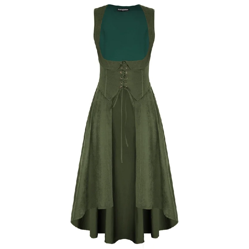 Lizakosht Women Renaissance Lace Up Vest Dress Sleeveless U-Neck High-Low Hem Mini Dress Cottagecore Sleeveless Sweetheart Dresses A30 Trendy Crossover Mini Dress Lizakosht Women Renaissance Lace Up Vest Dress Sleeveless U-Neck High-Low Hem Mini Dress Cottagecore Sleeveless Sweetheart Dresses A30 Trendy Crossover Mini Dress