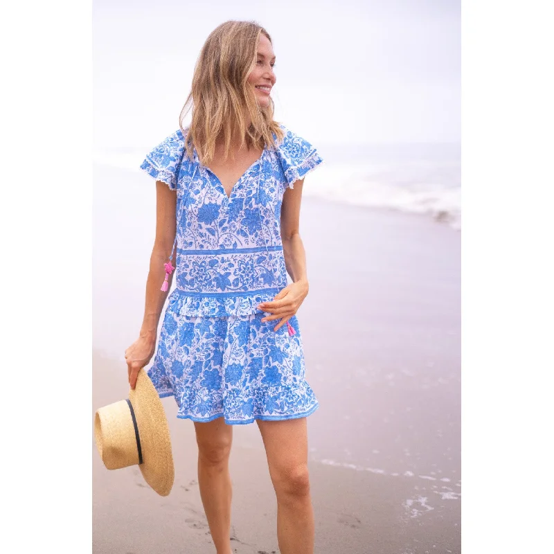 Sadie Mini Dress- Cotton Elegant Tulle Mini Dress