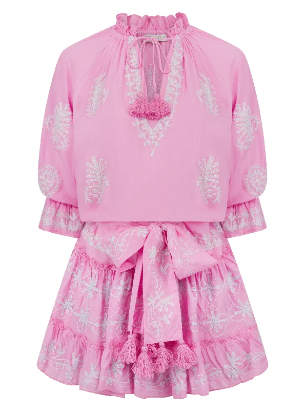 Sia Pink/Lilac Mini Dress Cozy T-Shirt Mini Dress
