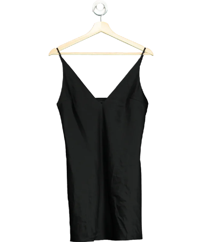 NDS from Revolve Black V-neck Cady Mini Dress UK S Fashionable Button-Front Mini Dress NDS from Revolve Black V-neck Cady Mini Dress UK S Fashionable Button-Front Mini Dress