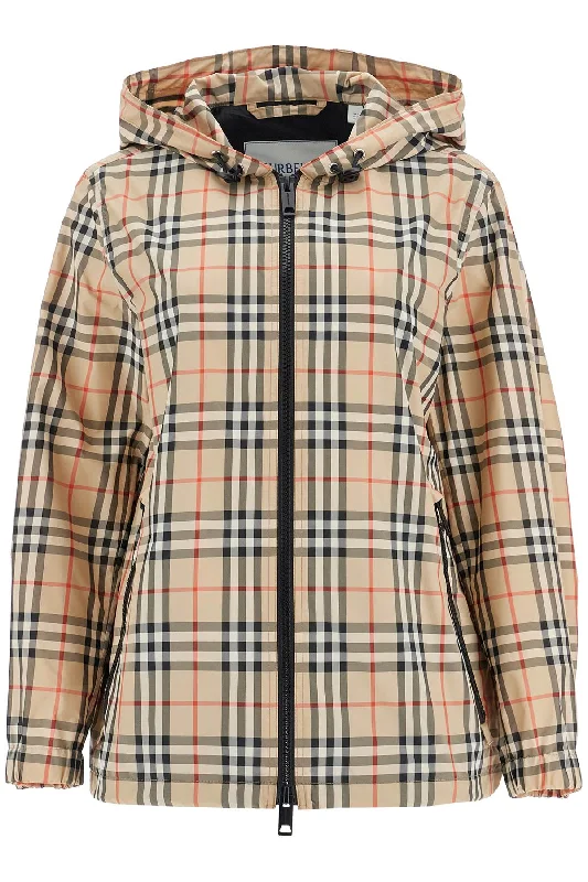 Everton Windbreaker Jacket With Hood - Beige Cotton Fabric Linen Fabric Terry Fabric Everton Windbreaker Jacket With Hood - Beige Cotton Fabric Linen Fabric Terry Fabric