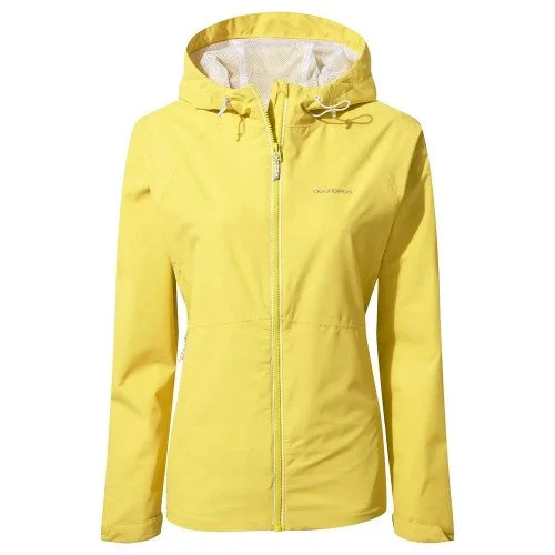 Craghoppers Womens/Ladies Brielle Waterproof Jacket Toggled Jacket Drawstring Jacket Belted Jacket
