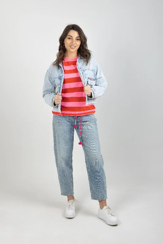 CROPPED DENIM JACKET SEA STAR Trench Coat Raincoat Waterproof Jacket