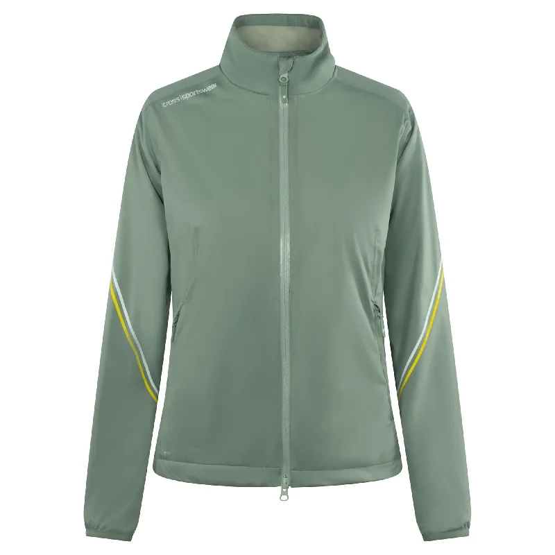 Cross Women's Hurricane FTX 4 Way Stretch Rain Jacket - JADE Plaid Jacket Tartan Jacket Houndstooth Jacket Cross Women's Hurricane FTX 4 Way Stretch Rain Jacket - JADE Plaid Jacket Tartan Jacket Houndstooth Jacket