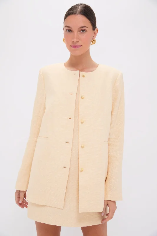 Dusty Citron Rio Shift Jacket Herringbone Jacket Houndstooth Jacket Plaid Jacket