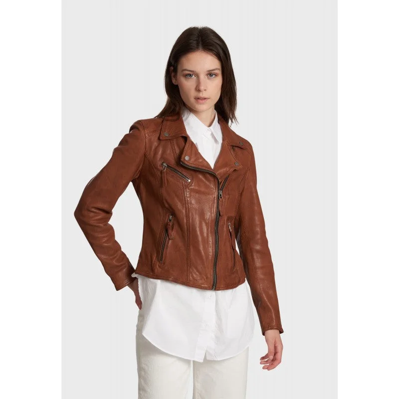 Jacket Clips 0508-Whisky Belted Jacket Elasticated Jacket Padded Jacket
