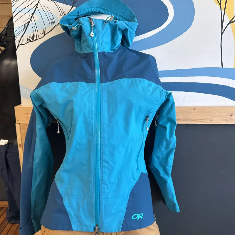 Outdoor Research - Women's ProShell Jacket - MSRP compared $399: Blue-women-XS Notch Collar Jacket Peter Pan Collar Jacket Cowl Neck Jacket Outdoor Research - Women's ProShell Jacket - MSRP compared $399: Blue-women-XS Notch Collar Jacket Peter Pan Collar Jacket Cowl Neck Jacket