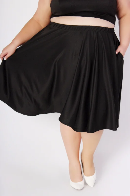J. Kane Black Skirt lace skirt romantic