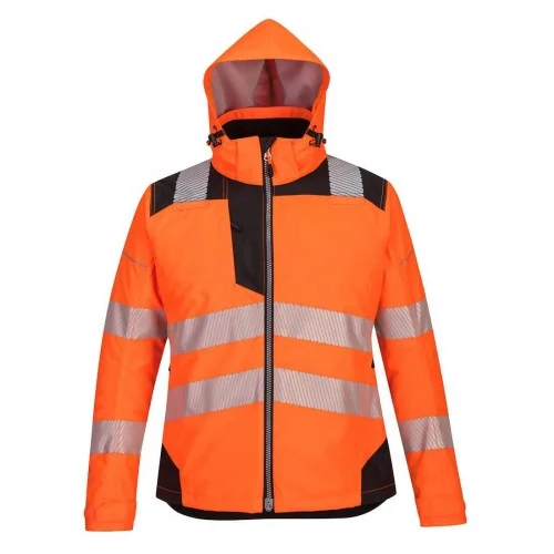 Portwest Womens/Ladies PW3 Hi-Vis Safety Jacket Appliqued Jacket Beaded Jacket Sequined Jacket Portwest Womens/Ladies PW3 Hi-Vis Safety Jacket Appliqued Jacket Beaded Jacket Sequined Jacket