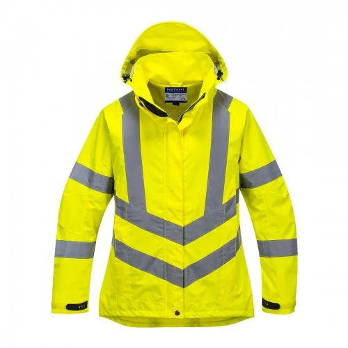 Portwest Womens/Ladies Rain Hi-Vis Breathable Jacket Elasticated Jacket Padded Jacket Insulated Jacket Portwest Womens/Ladies Rain Hi-Vis Breathable Jacket Elasticated Jacket Padded Jacket Insulated Jacket