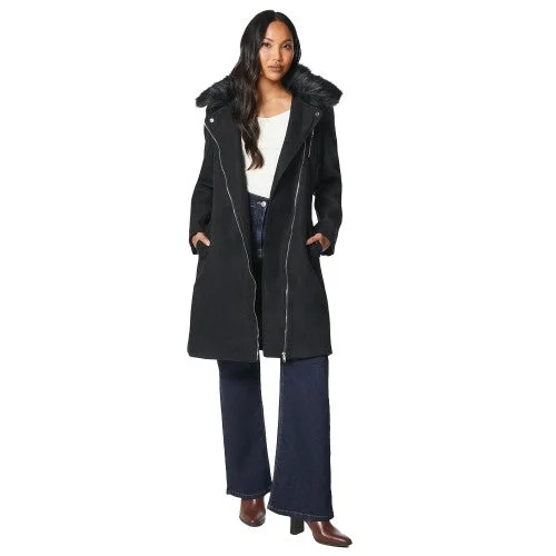Principles Womens/Ladies Faux Fur Collar Biker Jacket Notch Collar Jacket Peter Pan Collar Jacket Cowl Neck Jacket Principles Womens/Ladies Faux Fur Collar Biker Jacket Notch Collar Jacket Peter Pan Collar Jacket Cowl Neck Jacket