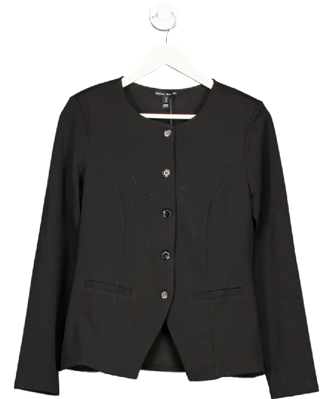 River Island Black Tailored Buttoned Jacket UK 8 Striped Jacket Polka Dot Jacket Floral Jacket River Island Black Tailored Buttoned Jacket UK 8 Striped Jacket Polka Dot Jacket Floral Jacket