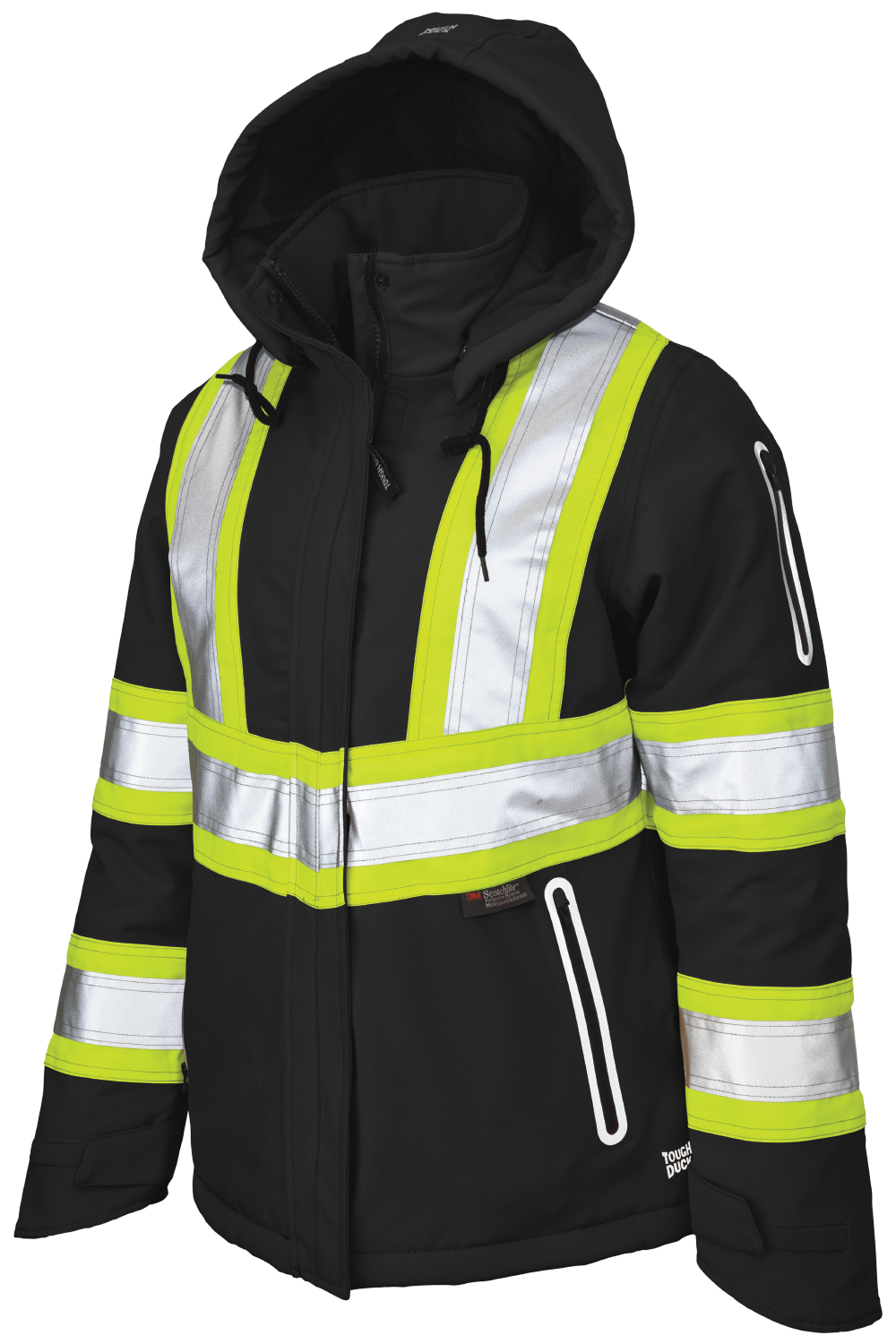 Women’s Insulated Flex Safety Jacket Stand-Up Collar Roll-Neck Collar Turtle Neck