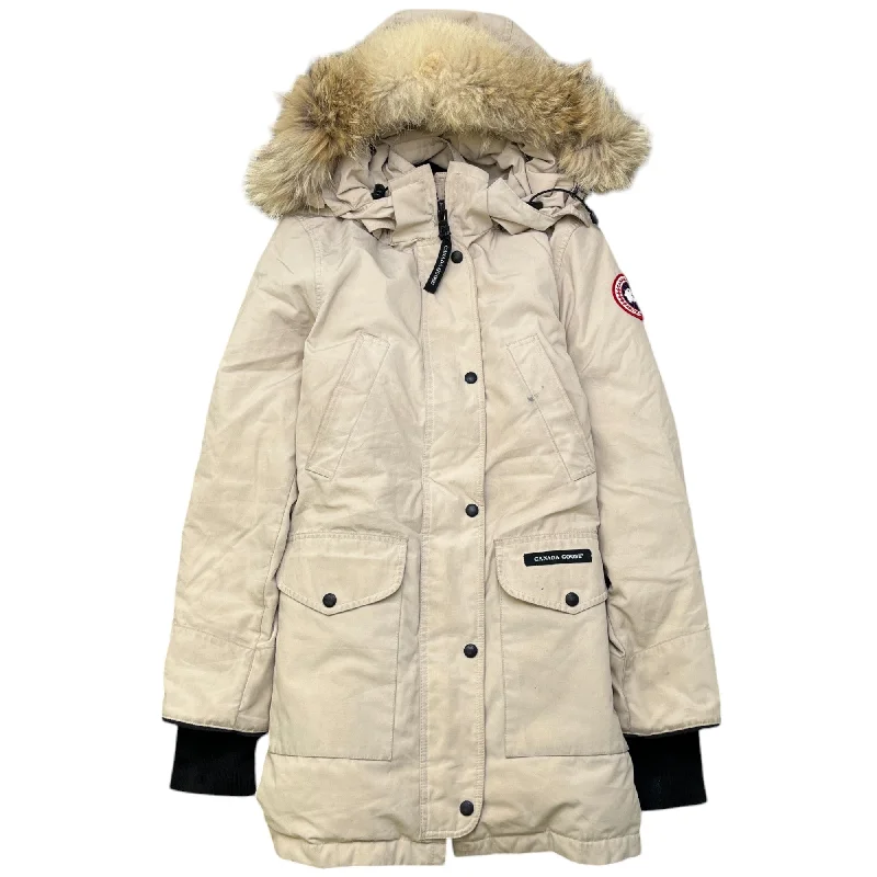 Women's Trillium Parka Down Jacket Cream Size XS Fleece Fabric Down Fabric Feather Fabric Women's Trillium Parka Down Jacket Cream Size XS Fleece Fabric Down Fabric Feather Fabric