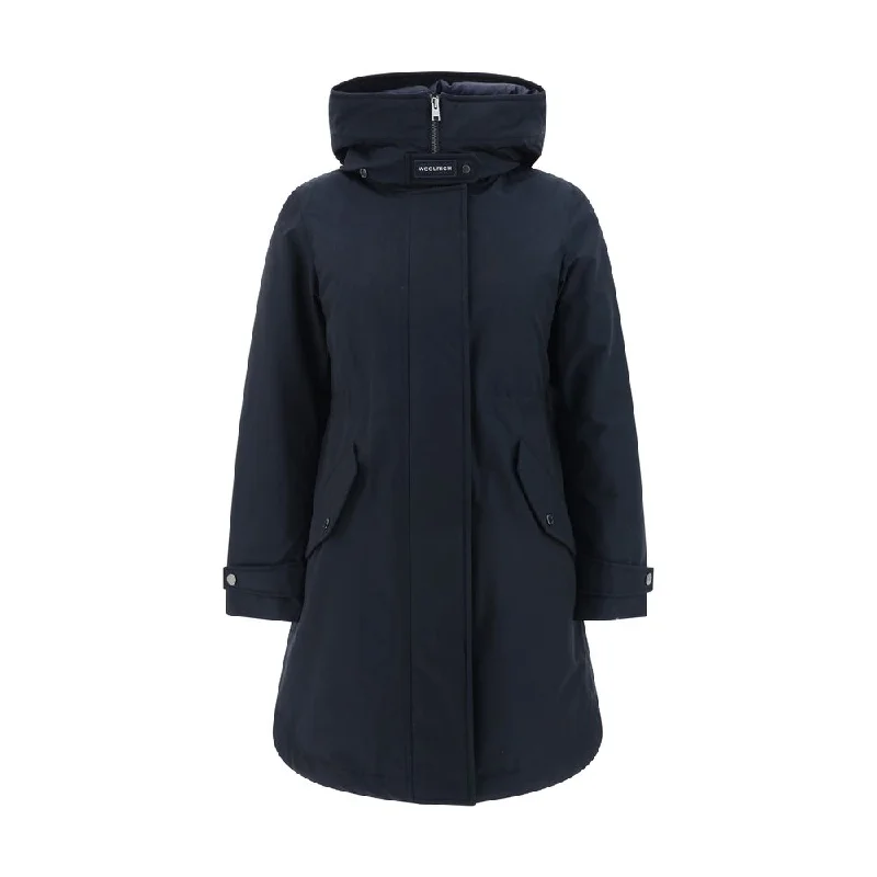 Woolrich Authentic 3 In 1 Parka Jacket Stand-Up Collar Roll-Neck Collar Turtle Neck